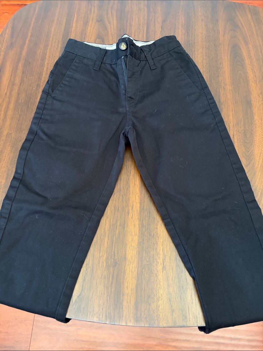 Boys Volcom Black Casual Pants